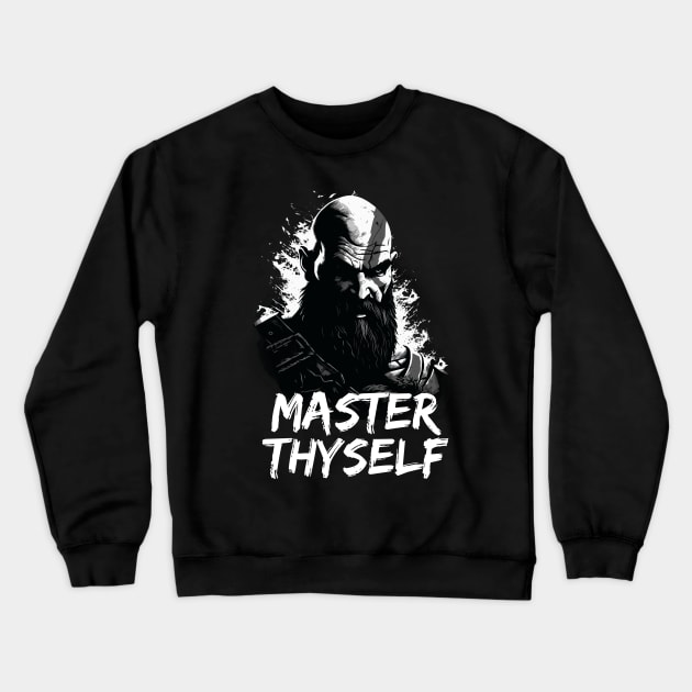 Master thyself! Crewneck Sweatshirt by mksjr